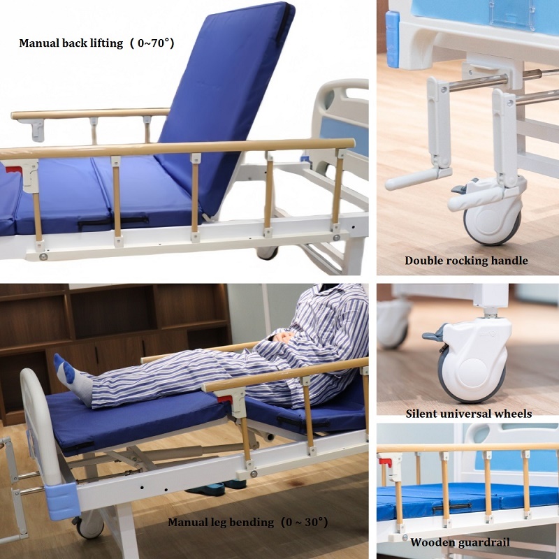 Manual Hospital Nursing Bed