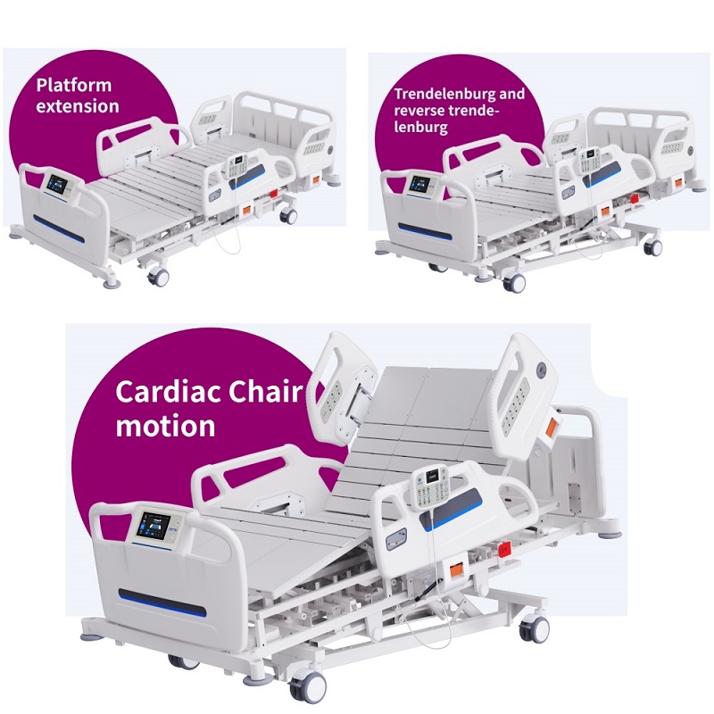 medical bed for ICU room